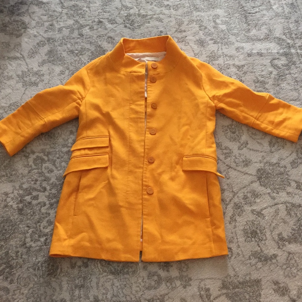 Zara Yellow Orange Button Jacket - image 4